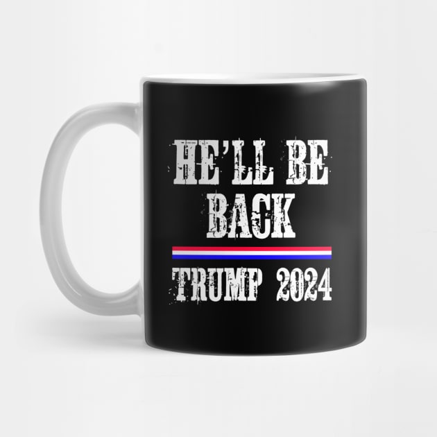 Hell Be Back Trump 2024 by ZenCloak